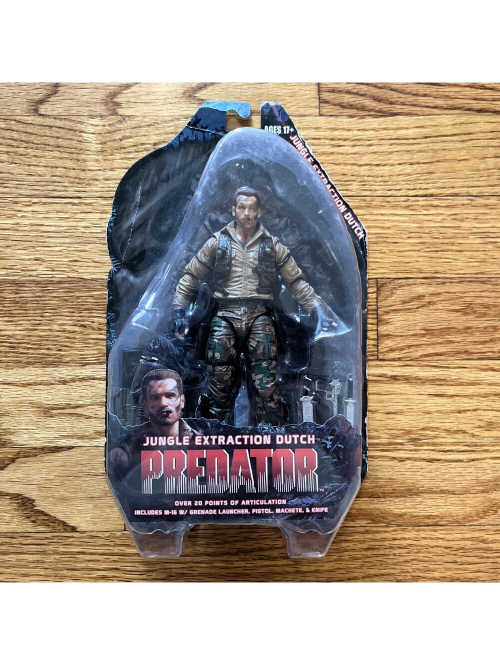 NECA Predator Jungle Extraction Dutch 25th Anniversary Figure Brand NEW.